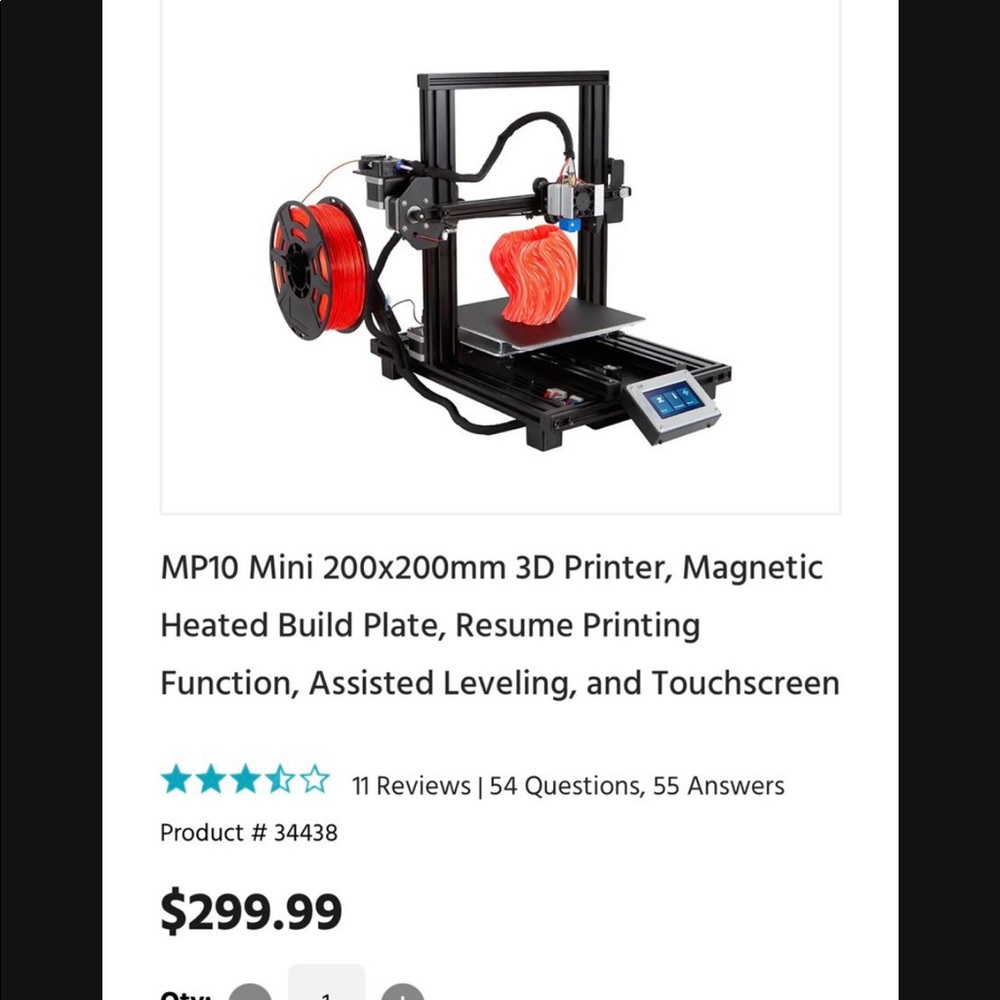 Monoprice 3D printer MUST GO!